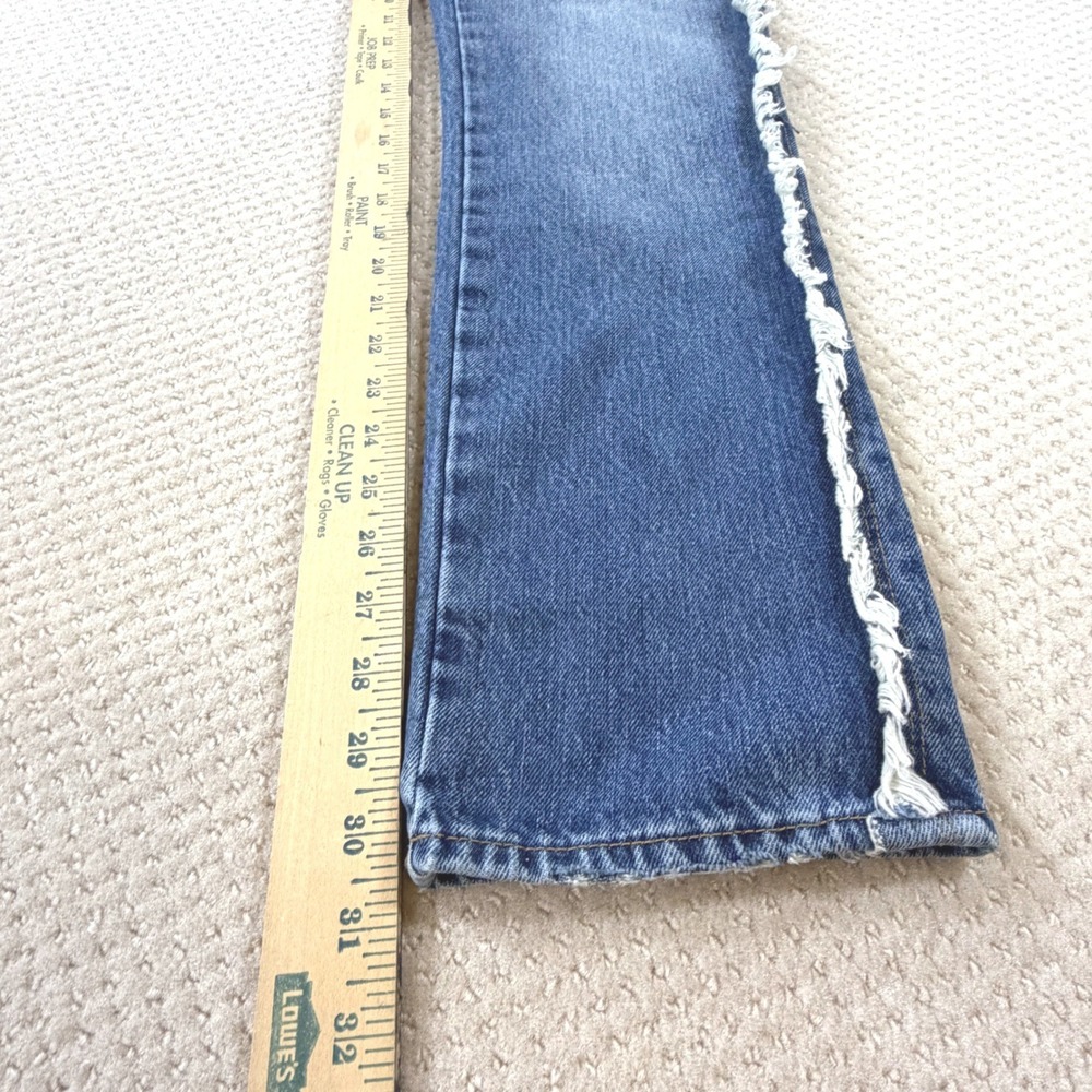 Good American Good Boy Jeans NWT Womens 4 Side Fray High Rise Straight Leg Curvy - Picture 5 of 10